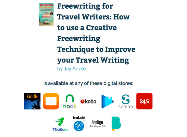 Draft2Digital Book Page Freewriting for Travel Writers Jay Artale